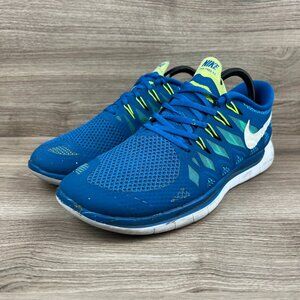 Nike Free 5.0 Blue Green Low Top Athletic Shoe